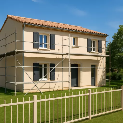 Rénovation de façade à Rians – HDS Habitat du Sud