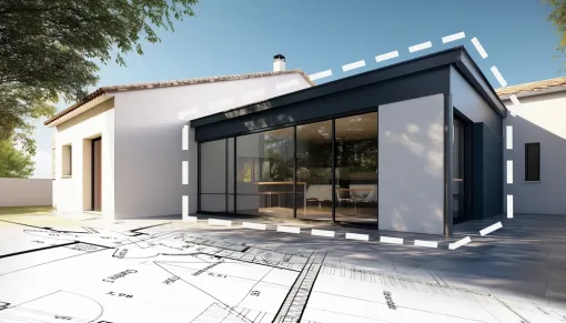 Travaux d'agrandissement de maison à Pertuis, Manosque, HABITAT DU SUD